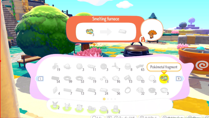 Melt Pokemetal Fragments