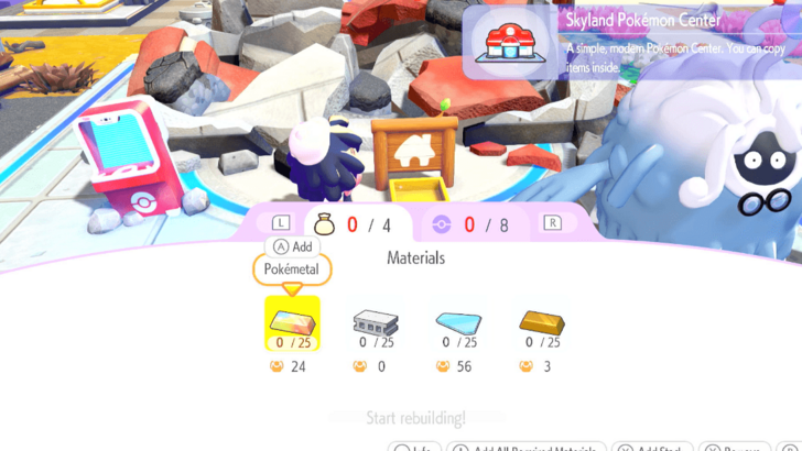 Used Pokemetal as a Building Material