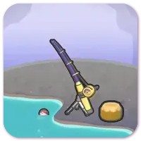 Hot-spring fishing spot