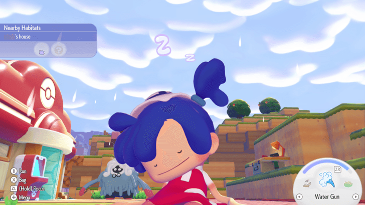 Pokemon Pokopia - Sleeping