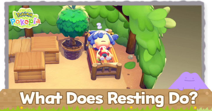 Pokemon Pokopia - What Does Resting Do?