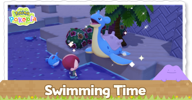 Pokemon Pokopia - Swimming Time