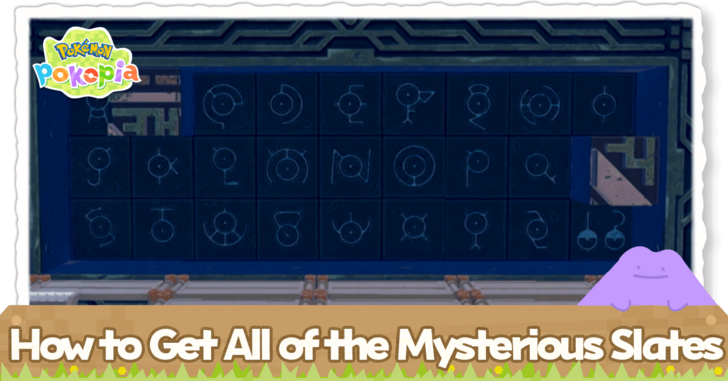 Pokemon Pokopia - How to Get All of the Mysterious Slates