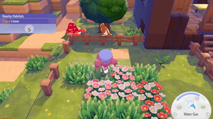 Pokemon Chatting Near a Habitat