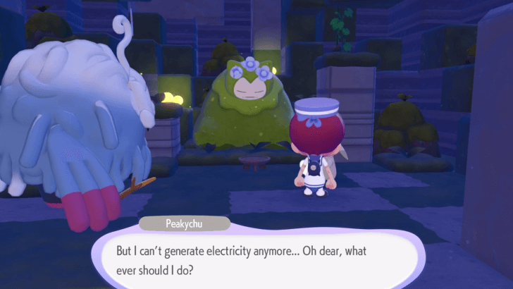 Talk to Peakychu and Professor Tangrowth