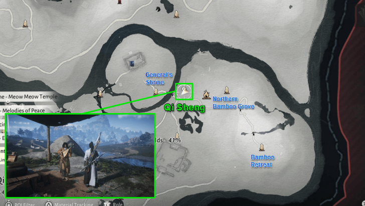 Qi Sheng Map Location