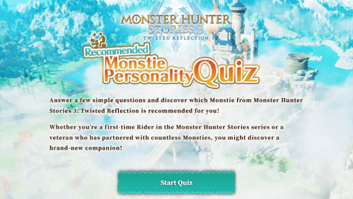 Monstie Personality Quiz