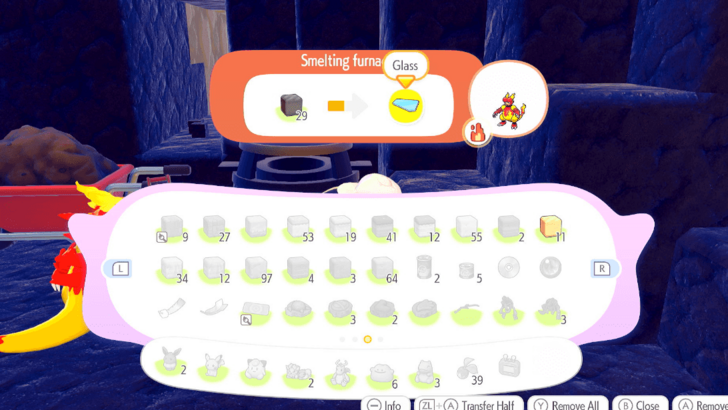 Smelt ash and sand for Glass