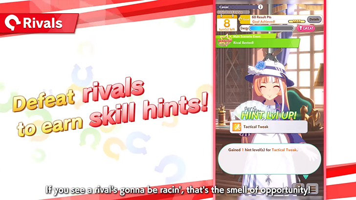 Rival Race Skill Hint