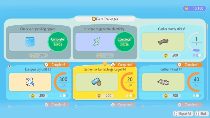 Gather nonburnable garbage