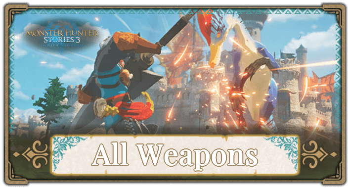 List of All Weapons