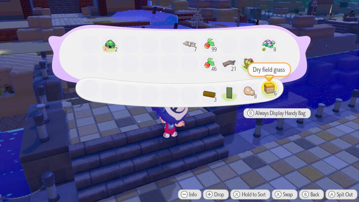 Pokemon Pokopia - Use Dry Field Grass