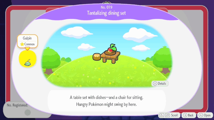 Pokopia - Tantalizing Dining Set Habitat