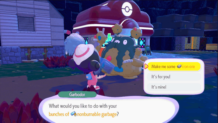 Pokopia - Submit Nonburnable Garbage to Pokemon