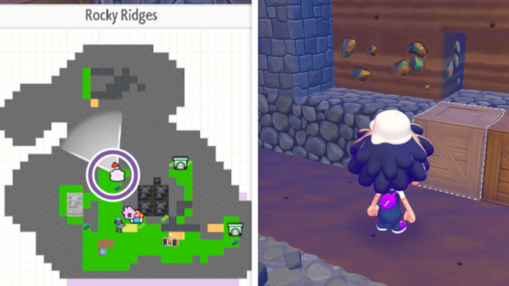 Copper Ore in Rocky Ridge. mode:scale