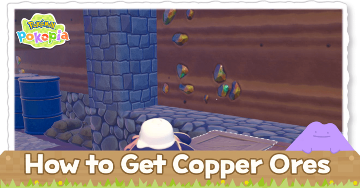 Pokemon Pokopia - How to Get Copper Ore. mode:show