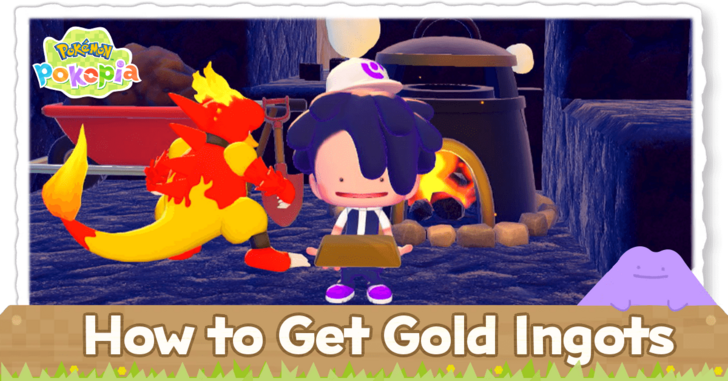 Pokemon Pokopia - How to Get Gold Ingots