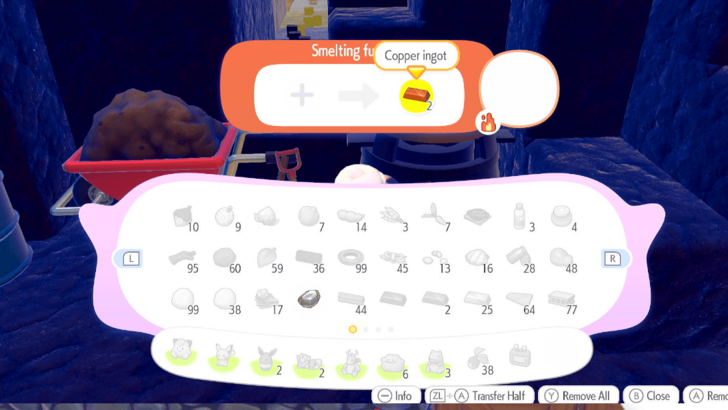 Obtained Copper Ingots by melting ores