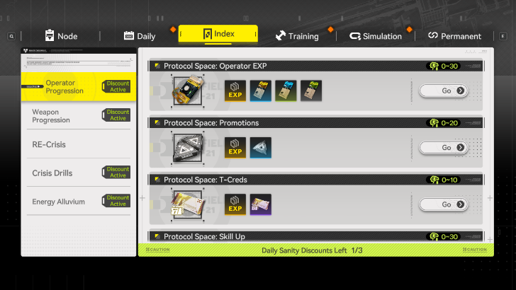 Protocol Spaces under Sanity Discount