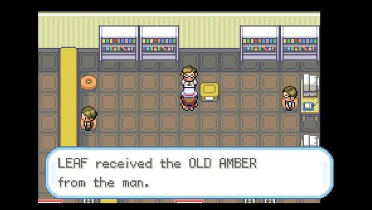 Old Amber from Scientist in Pewter City Museum