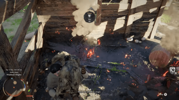 Rescue the Trapped Person