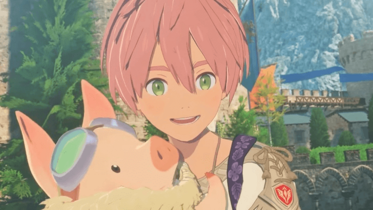 Thea carrying her pet, Pookie