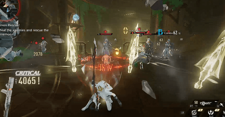 Geniemon Rescue Fight Enemies