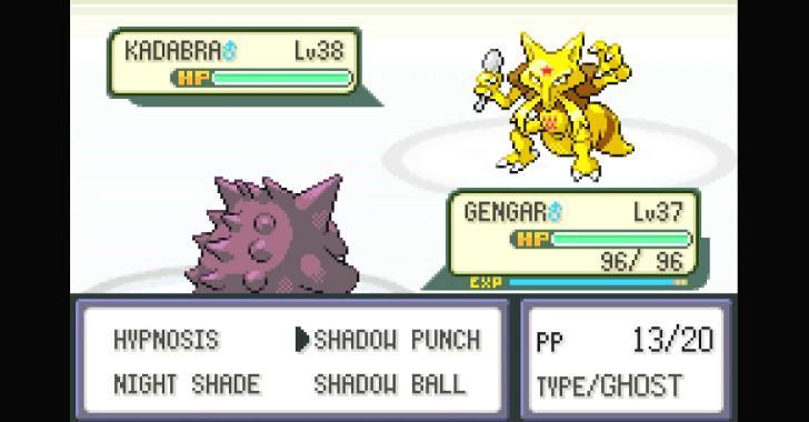 Use Ghost or Dark Type Pokemon