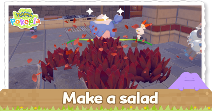 Pokemon Pokopia - Make a Salad
