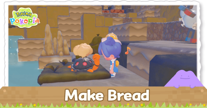 Pokemon Pokopia - Make Bread