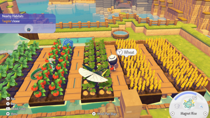 Pokemon Pokopia - Growing Vegetables