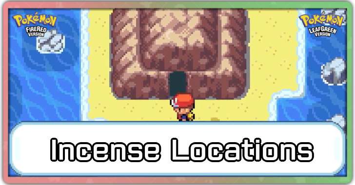 Pokemon FRLG - All Incense Locations