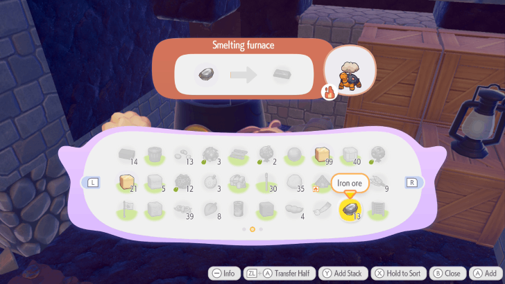 Use Smelting Furnace