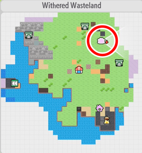 Withered Wasteland Vending Machines Map Location