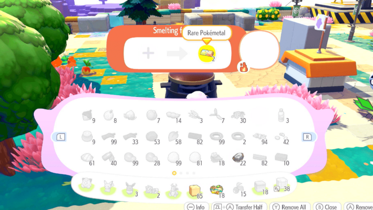 Obtain Rare Pokemetal By Melting its Fragments
