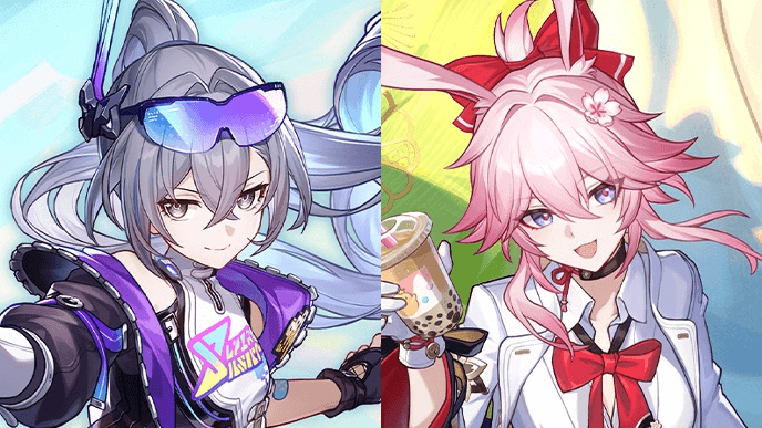 Planarcadia Characters - Silver Wolf Lv.999 and Evanescia in Version 4.2