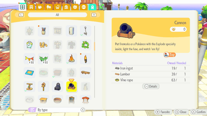 Pokopia - Can Only Be Used With Cannon