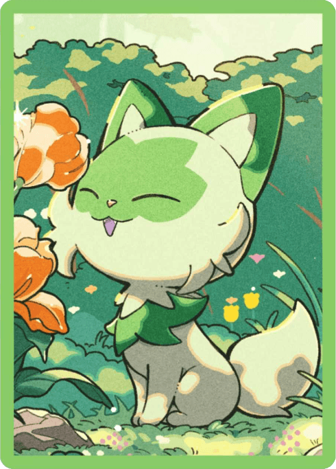 Sprigatito Card Sleeve Card Sleeve