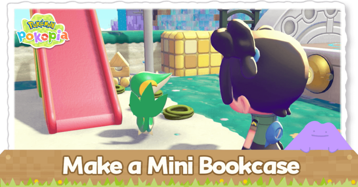 Pokemon Pokopia - Make a Mini Bookcase