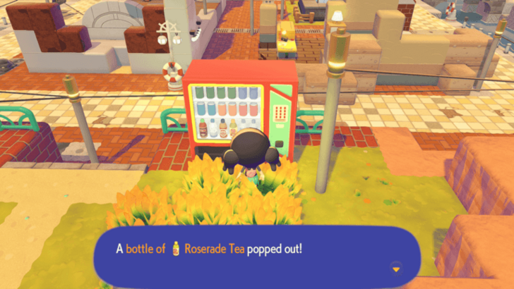 Obtain Roserade Tea From Vending Machines