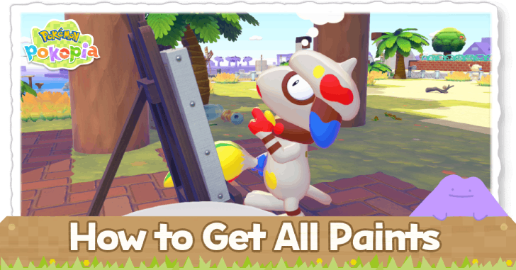 Pokemon Pokopia - How to Get All Paints