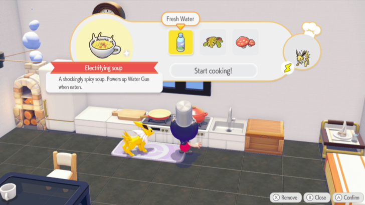 Pokemon Pokopia - Cooking Soup