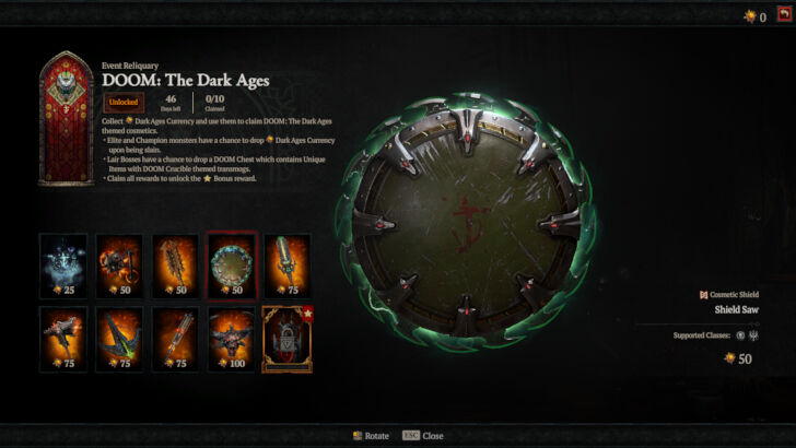 DOOM Event Reliquary