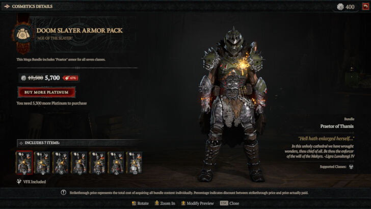 DOOM Armor Sets