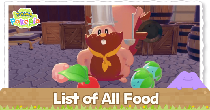 Pokemon Pokopia - Food Front Top Banner