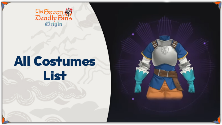 Engraved Equipment and Costumes