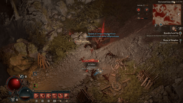 Helltide Slaughterhouse Key Drop