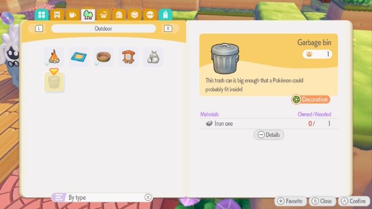 Pokemon Pokopia - Workbench