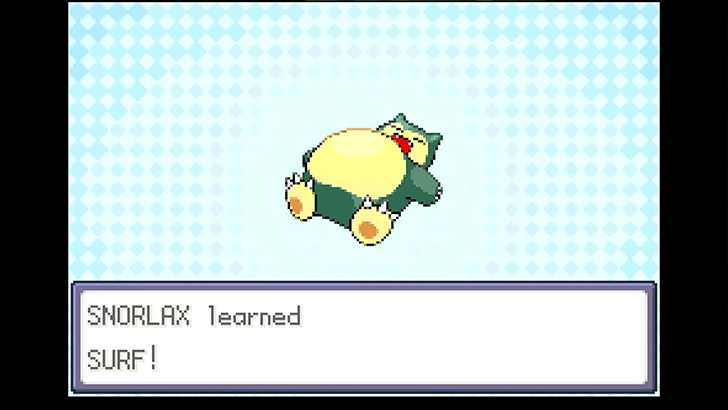 Teach Surf to a Pokemon