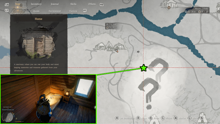 Greymane Camp Home Location